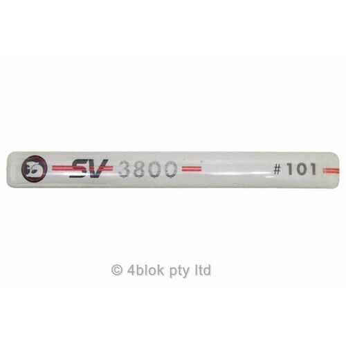 HSV VN SV3800 Dash Badge Emblem Genuine With Build Number V6 NOS