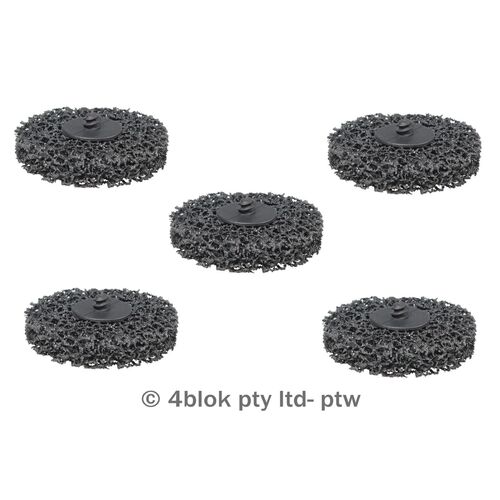 PTW Tools Clean & strip discs 1/2 turn lock 5 pack 75mm MG-SD75/5  - 4blok