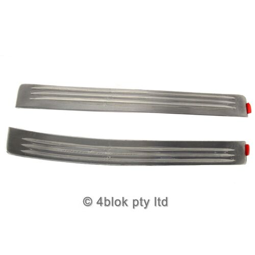VT VX VY VZ WH WK WL Rear Scuff Plates Pair Genuine Stainless Steel