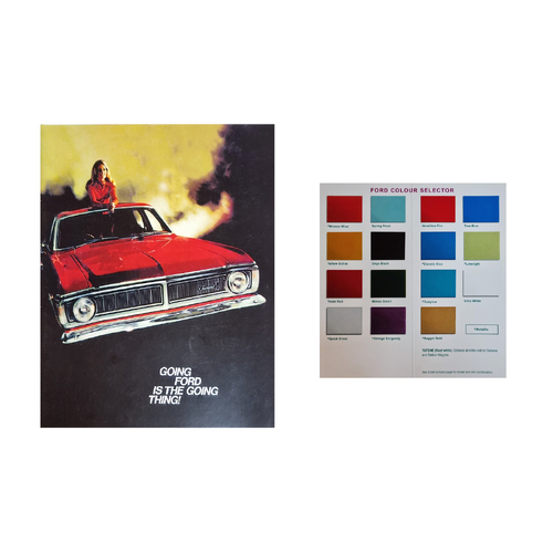 New Original Ford XY Falcon 24 Page Sales Brochure 10/70