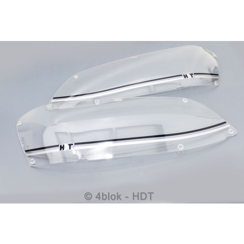 HDT VE Series 1 Headlight Covers Black & Silver - VE093