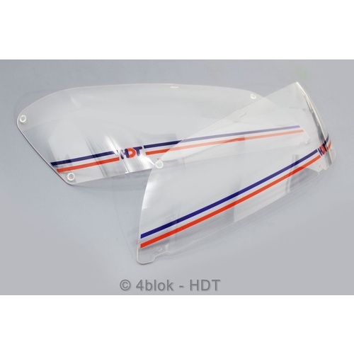 HDT VE Series 1 Headlight Covers Blue & Red- VE020BLU