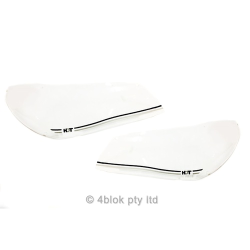 HDT VF Headlight Covers Black & Silver  - VF001