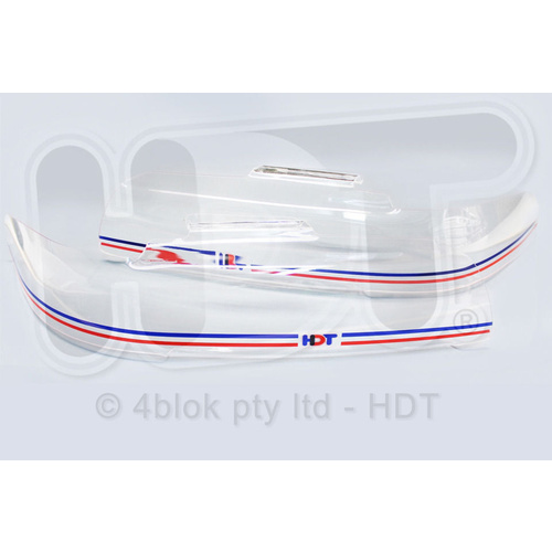 HDT VP Aero Headlight Covers Blue & Red - 40157P