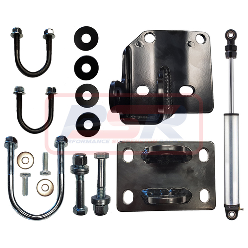 Nissan Patrol GQ-GU Radflo 10" Steering Damper & High Clearance Bracket Kit
