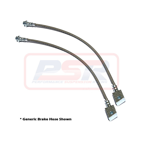 Mazda BT50 / PX Rear Braided Extended Brake Hoses - DUAL HOSE