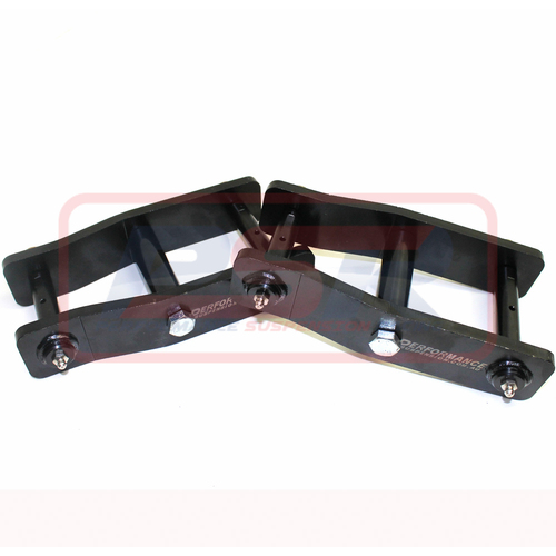 Toyota Hilux IFS / PK-J BT50 Torsion bar models ONLY Extended Shackles 2" Lift