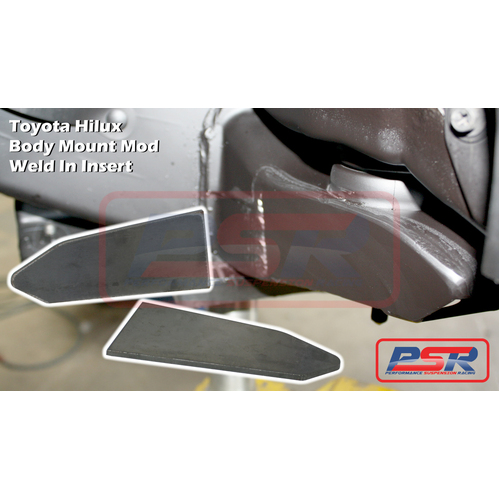 Toyota Hilux N70 05-15 Body Mount Mod Weld In Insert