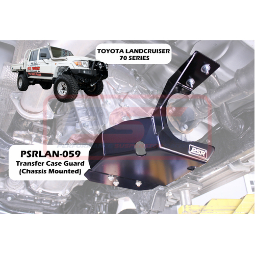 Toyota LandCruiser 70 Series Transfer Case Guard (Chassis Mounted)(Single Rear Fuel Tank Only)