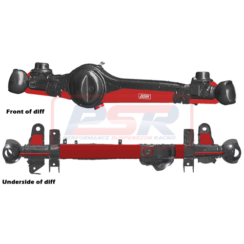 Toyota Landcruiser 70 Series Front Diff Brace System (Weld on)(No center Guard)