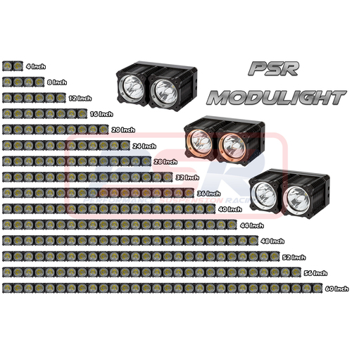 PSR Modulight LED Lightbar 4" - Grey Ring