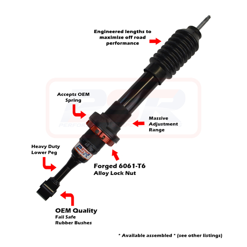 PSR TTG Toyota Front Adjustable Shock Absorber