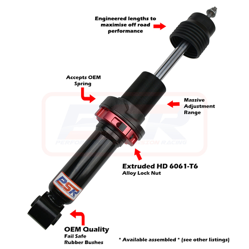 Mitsubishi Triton ML-MR PSR TTG Front 2-3" Adjustable Shock Absorber