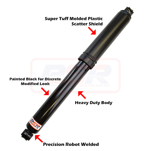 PSR TTG Rear Shock Absorber 570mm Open Small Eye 16mm Bush Ends