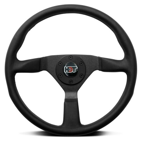 Genuine Momo Montecarlo Black 380mm VK HDT Style Steering Wheel Kit with Horn